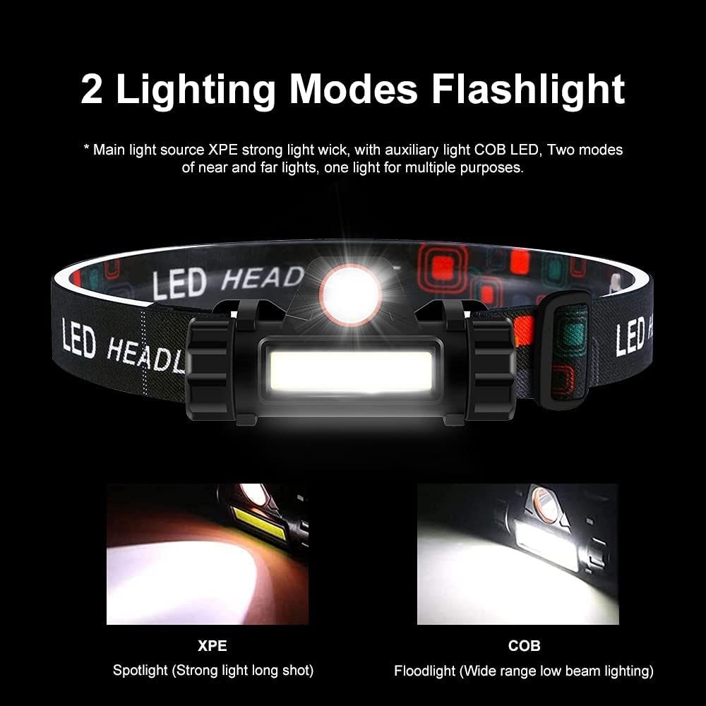 Rechargeable LED Head Torch Super Bright & Lightweight Rechargeable LED Head Torch Super Bright & Lightweight