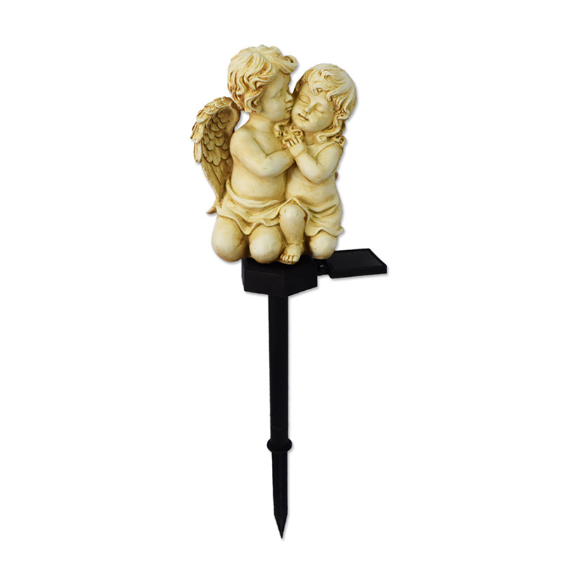 Cuddle Sleeping Angels Cherubs Garden Gnome Statue ornaments With Solar lights Cuddle Sleeping Angels Cherubs Garden Gnome Statue ornaments With Solar lights