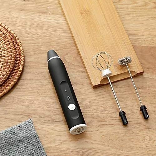High Powered Electric Rechargeable Milk Frother Adjustable Speeds