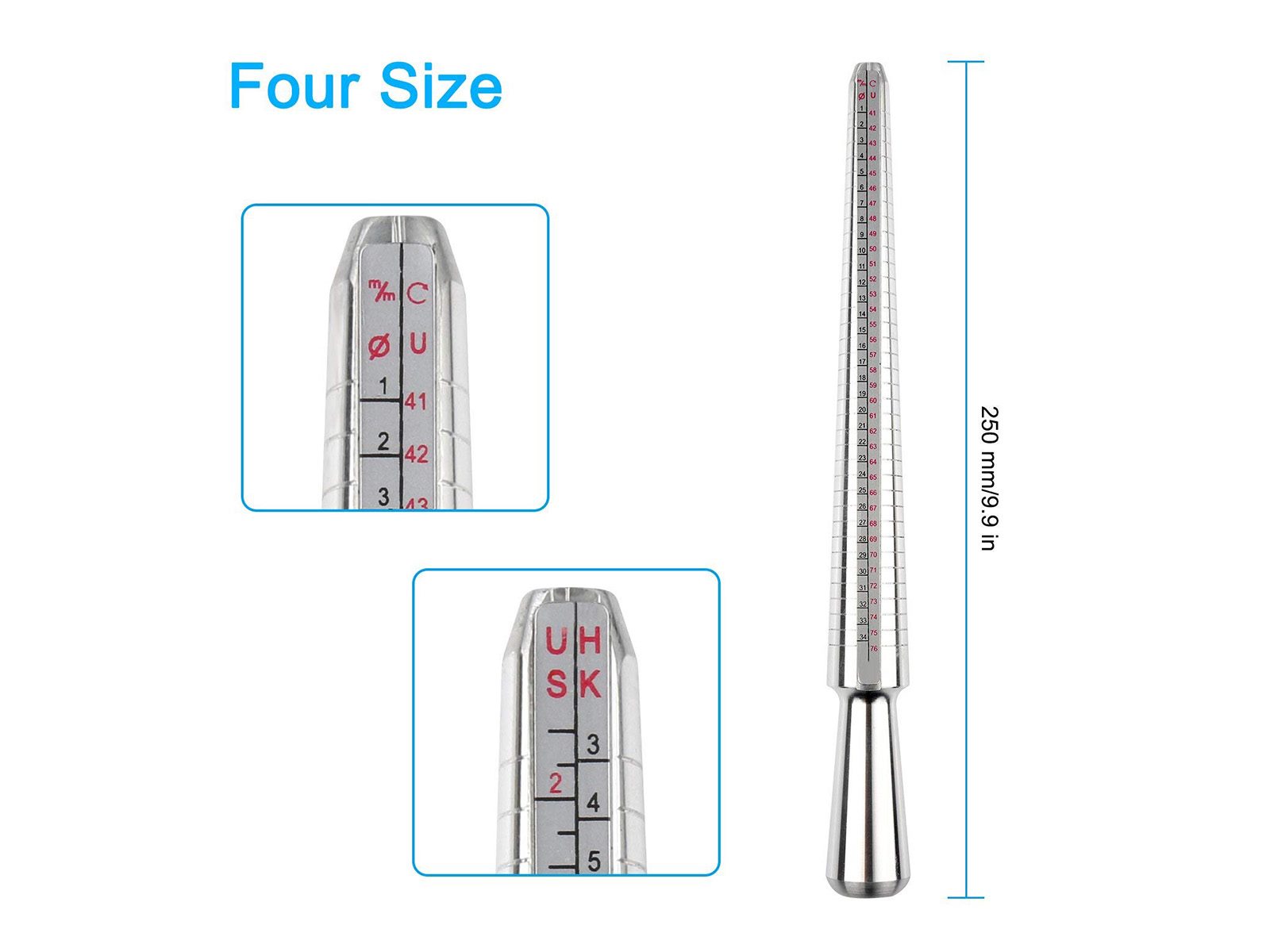Ring Sizer Mandrel Finger Gauge Set Ring Sizer Mandrel Finger Gauge Set