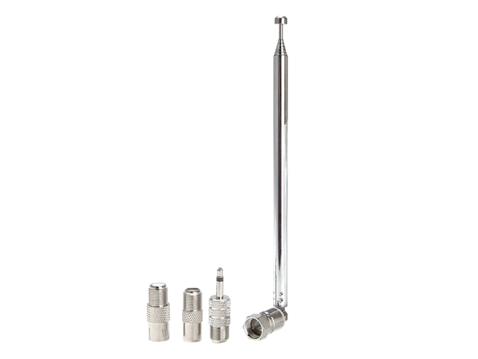 FM Telescopic Antenna 75 Ohm Radio Tuner Reception