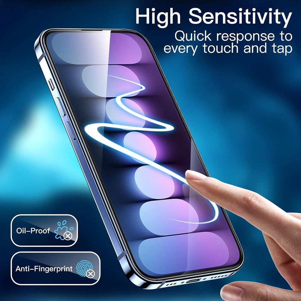 iPhone 15 Plus Tempered Glass FULL Screen Protector