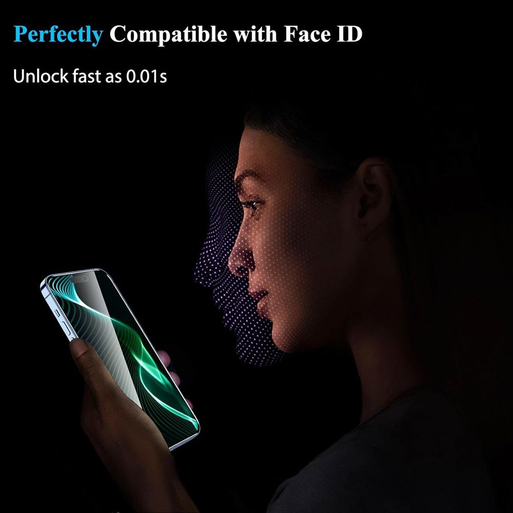 iPhone 15 Plus Tempered Glass FULL Screen Protector