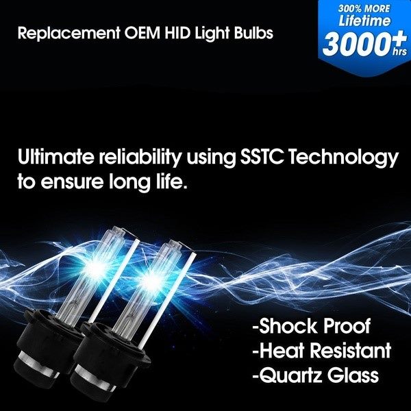 D2S HID XENON BULB Headlight - Pair