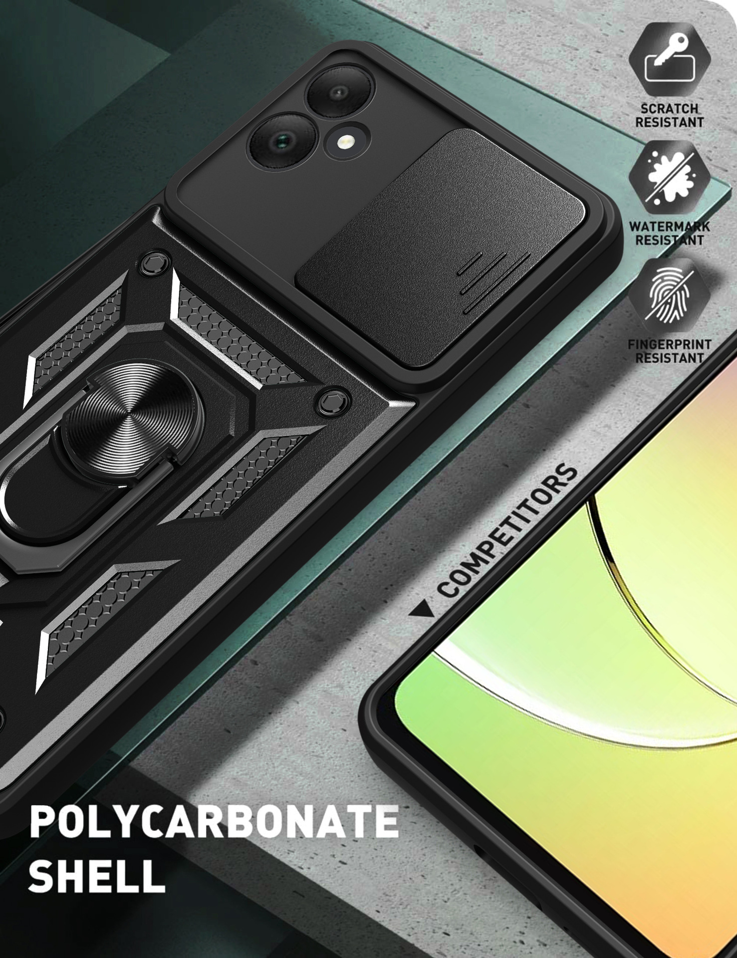 Samsung Galaxy A05 Case Heavy Duty Ring Rotate Kickstand Case Cover Samsung Galaxy A05 Case Heavy Duty Ring Rotate Kickstand Case Cover