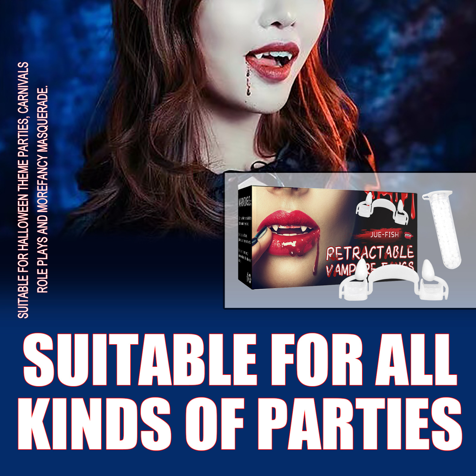 Vampire Fangs Halloween Dentures Teeth Vampire Fangs Halloween Dentures Teeth