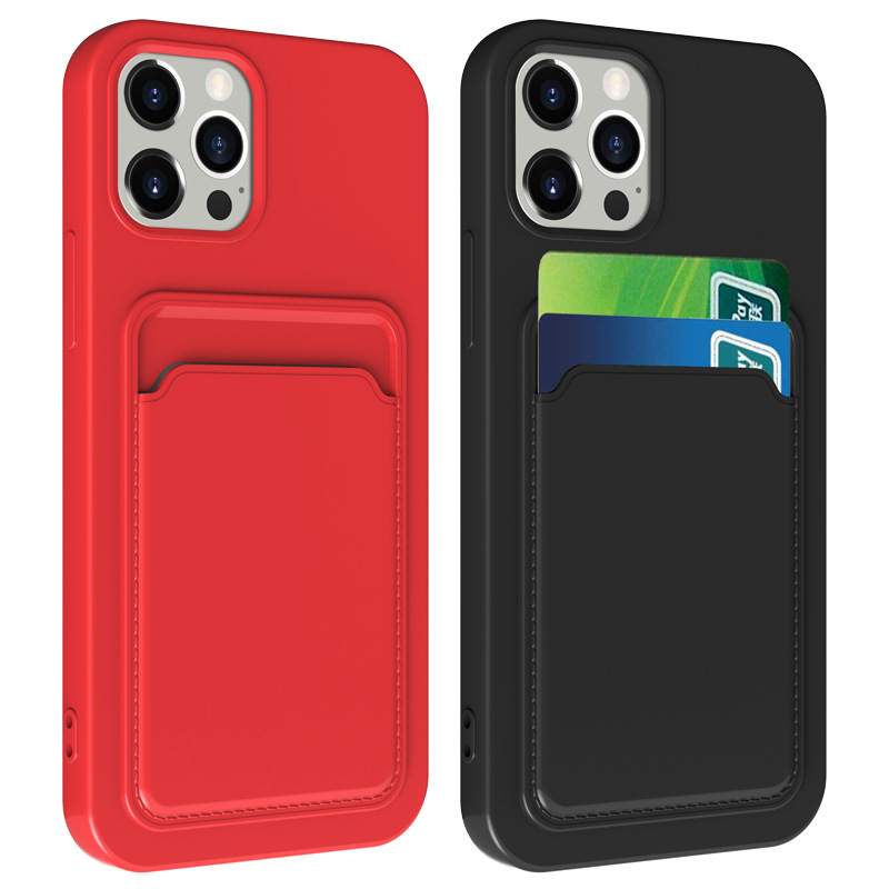 iPhone 15 Pro Card Holder TPU Back Phone Cover