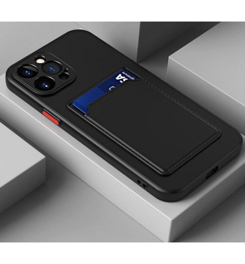 iPhone 15 Pro Card Holder TPU Back Phone Cover