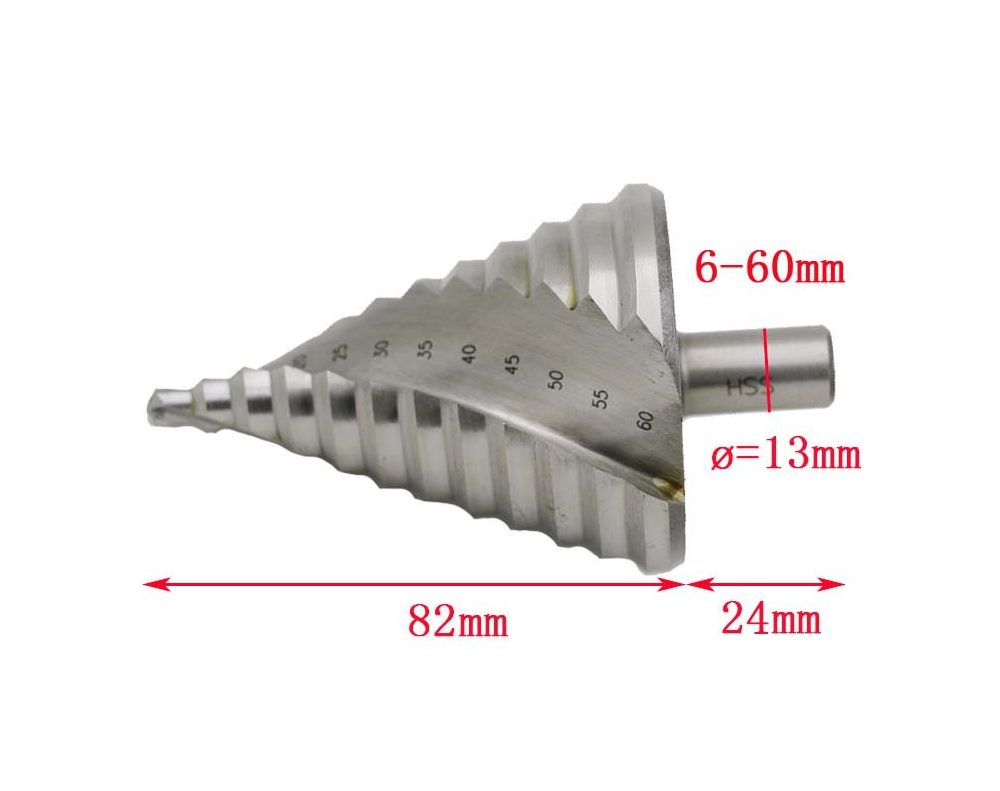 Step Drill Bit Set 6-60mm