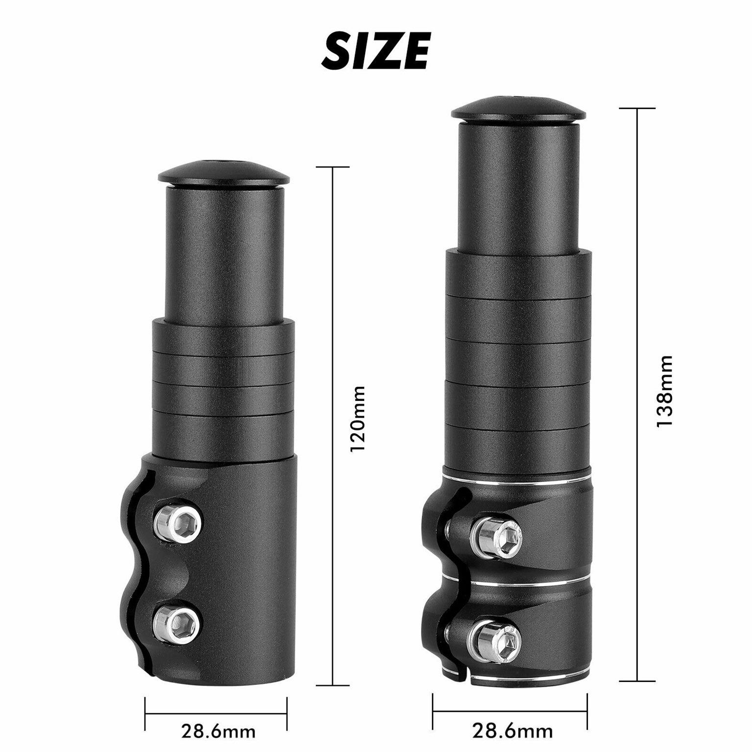 Bike Handlebar Risers Bike Fork STEM Extender