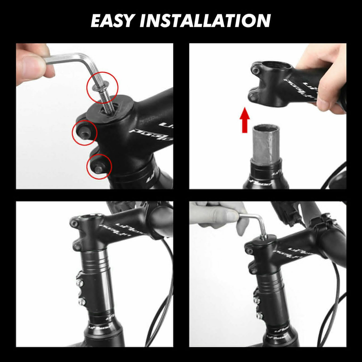 Bike Handlebar Risers Bike Fork STEM Extender