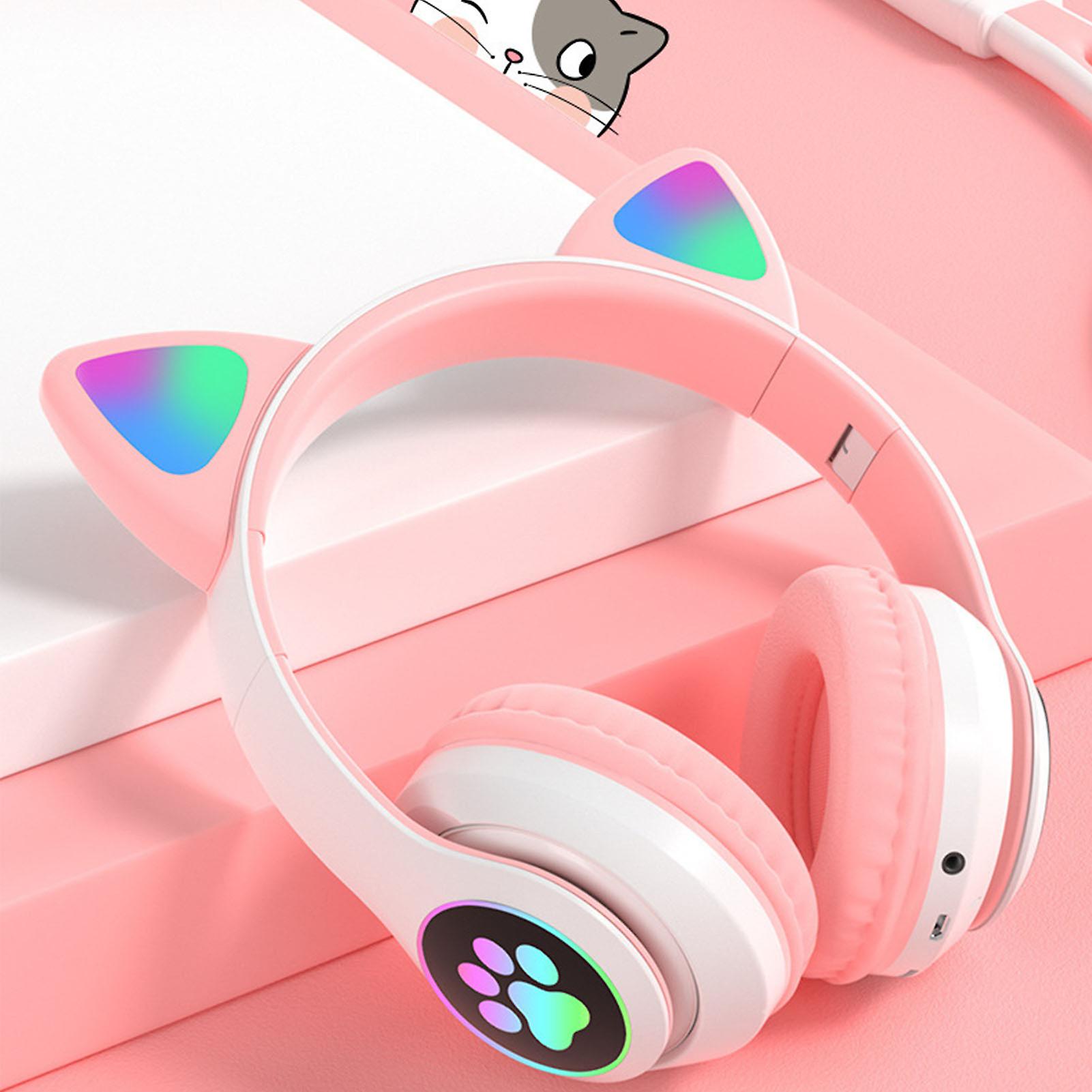 Wireless Headphones RGB Cat Ear