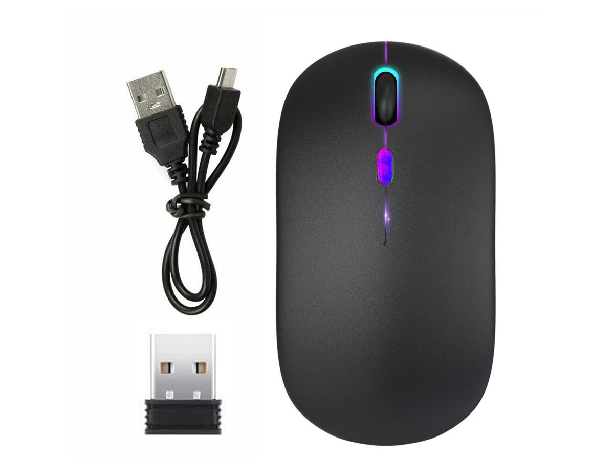 Wireless Mouse Rechargeable Bluetooth 2.4G