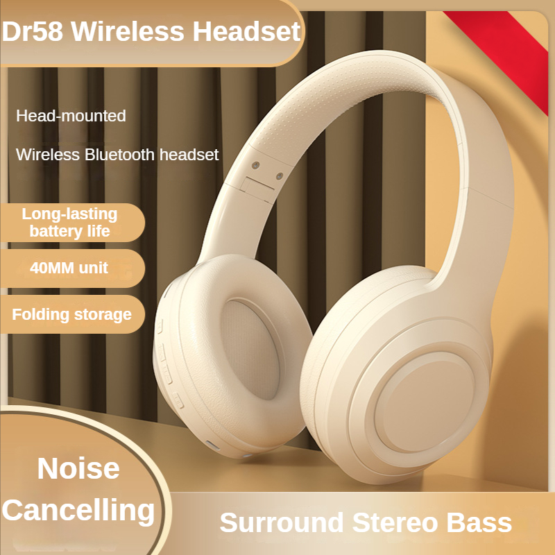 Bluetooth Headphone Wireless Noise-cancelling Headset