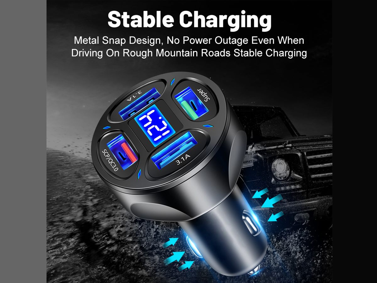 Ultra Fast Charging Car Charger Adapter 66W Ultra Fast Charging Car Charger Adapter 66W