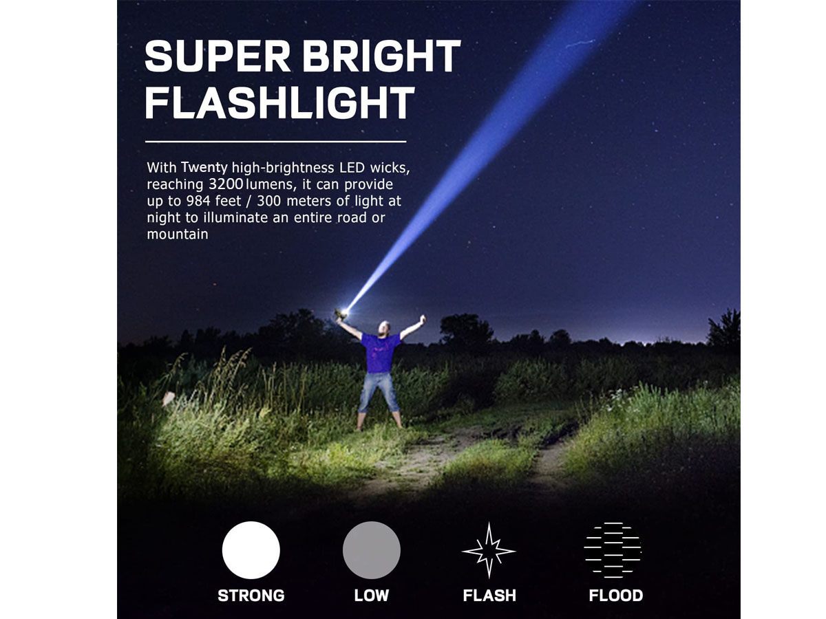 Tactical Flashlight LED Hunting Torch Tactical Flashlight LED Hunting Torch