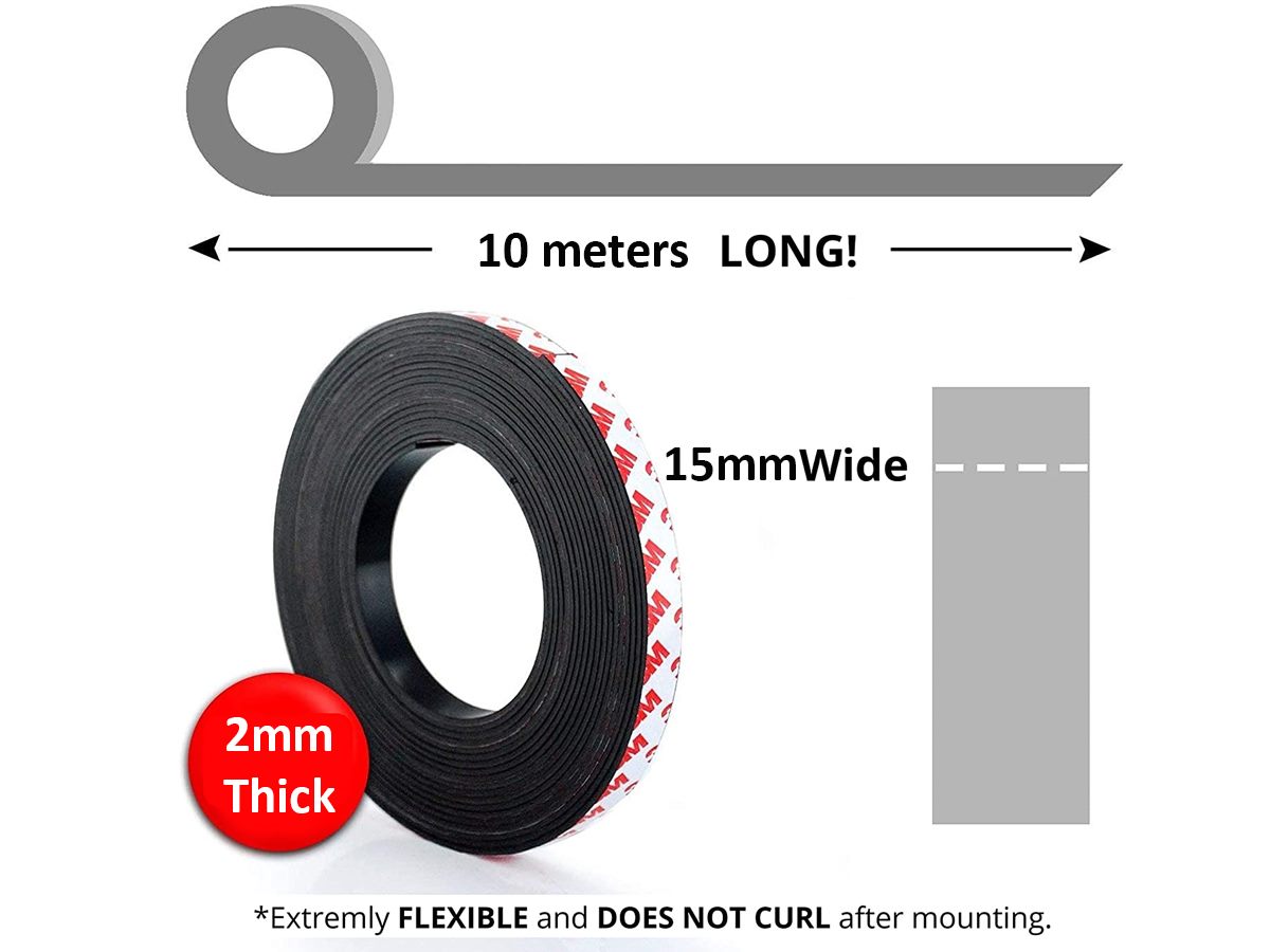 Magnetic Strip 10M with Adhesive Magnetic Strip 10M with Adhesive