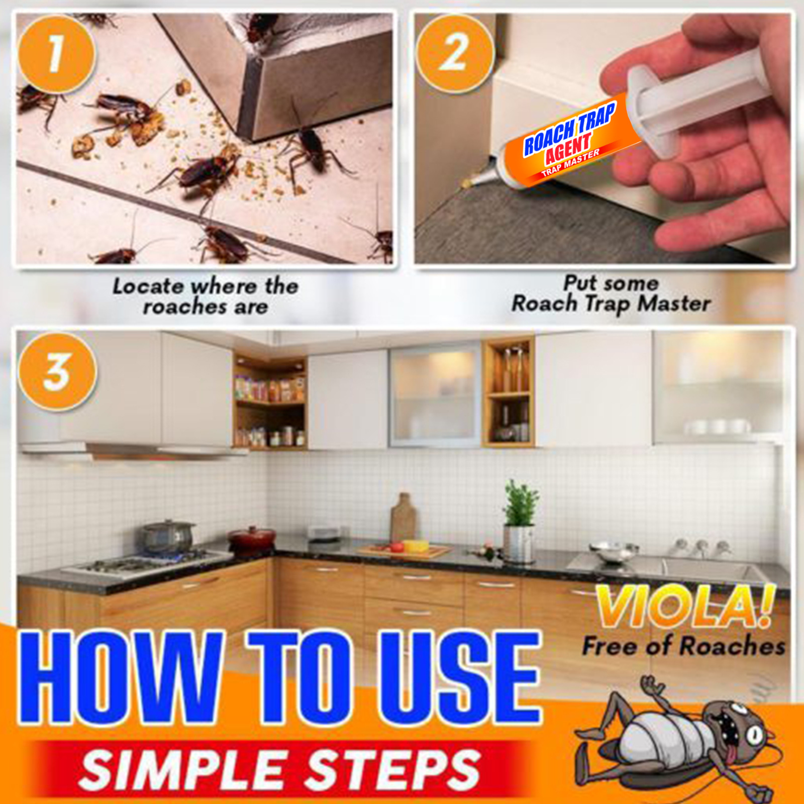 Roach Trap Cockroach Killer