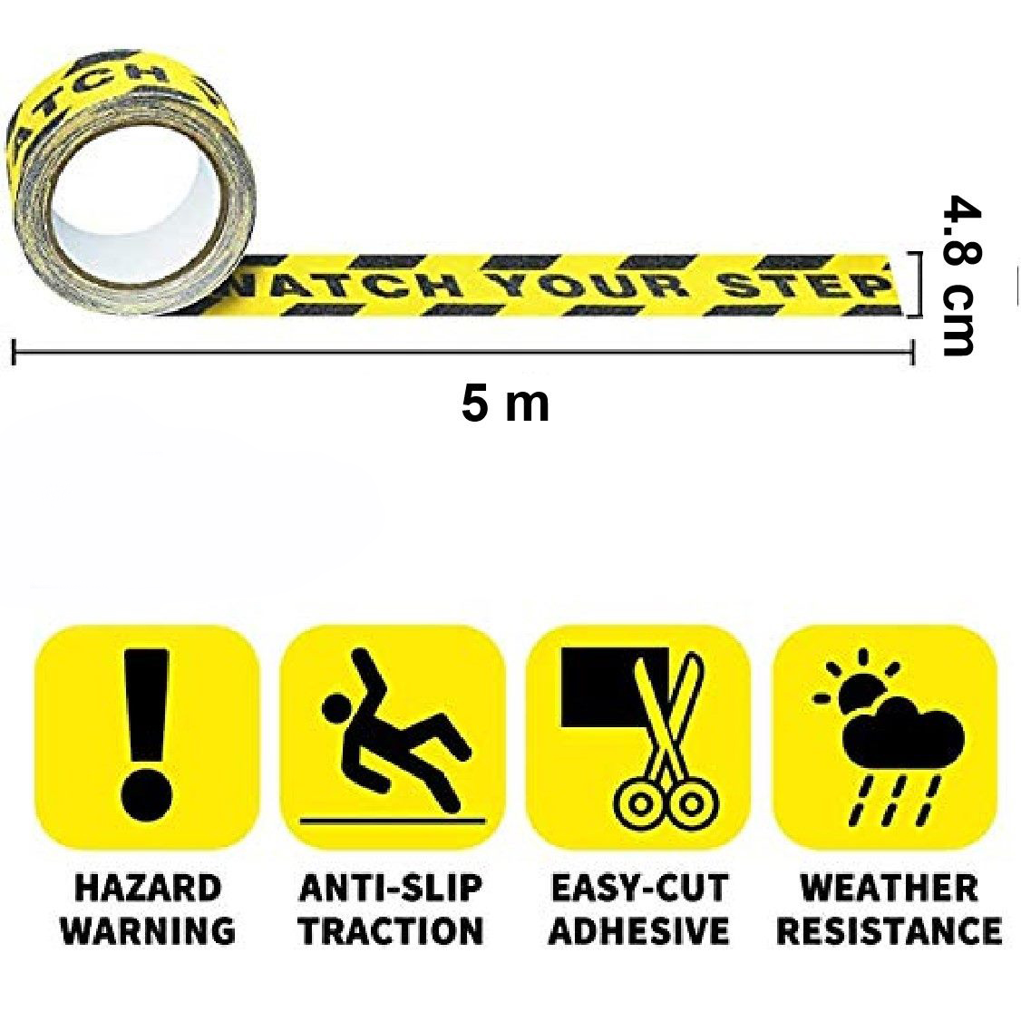 Anti-Slip Tape Warning Sign Caution Tape