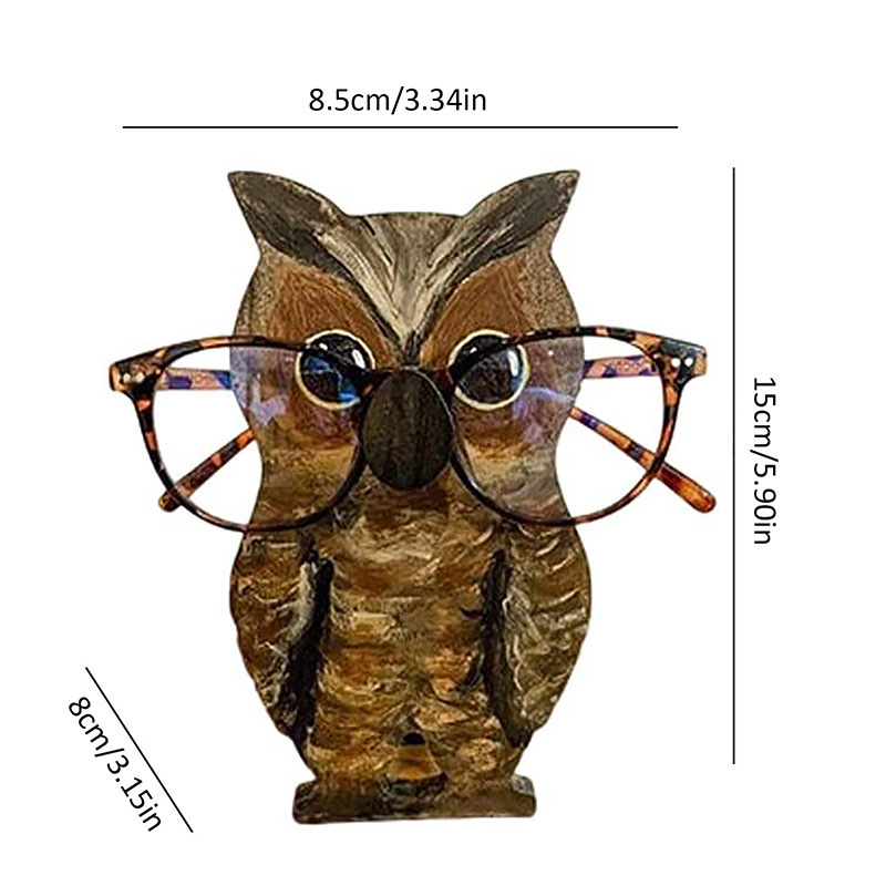 Cute Novelty Animal Eyeglasses Holder - Owl Cute Novelty Animal Eyeglasses Holder - Owl