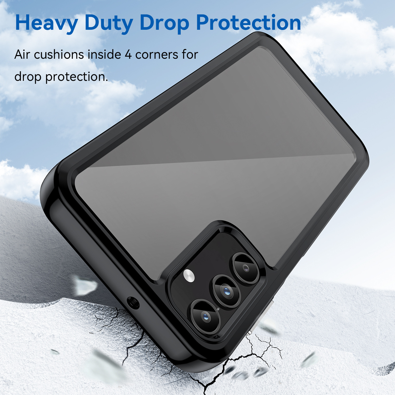 Samsung Galaxy A15 Case Hybrid Armor Back Cover