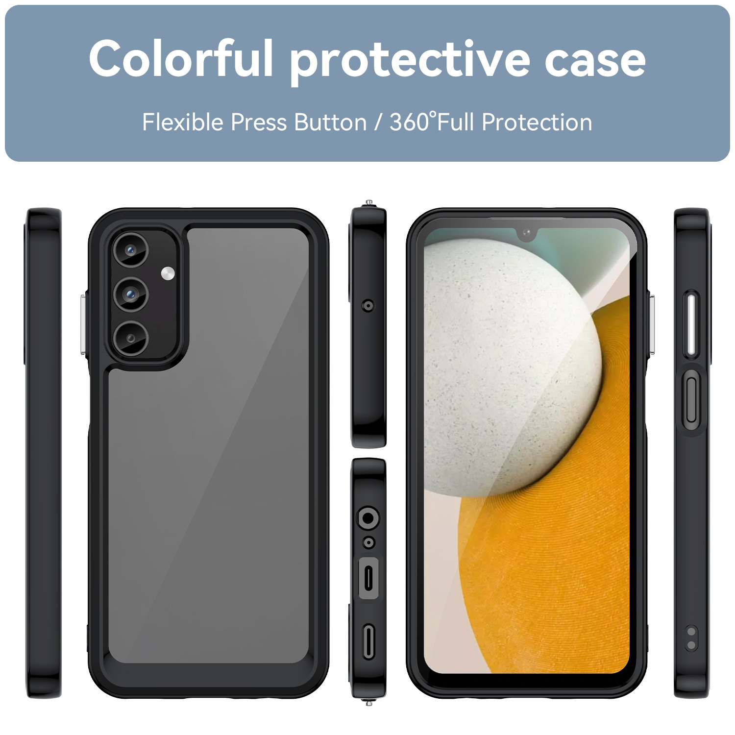 Samsung Galaxy A15 Case Hybrid Armor Back Cover