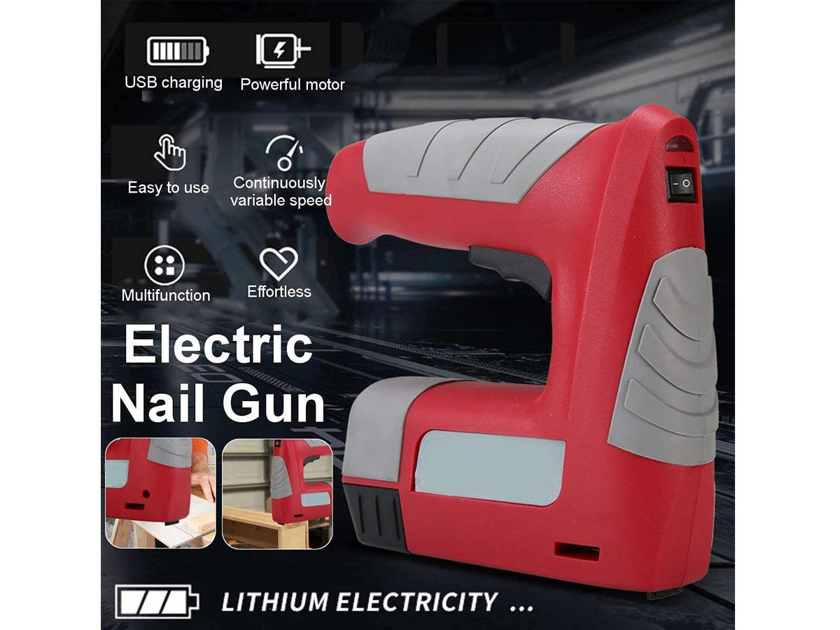 Rechargeable Nail Gun Nailer with Battery
