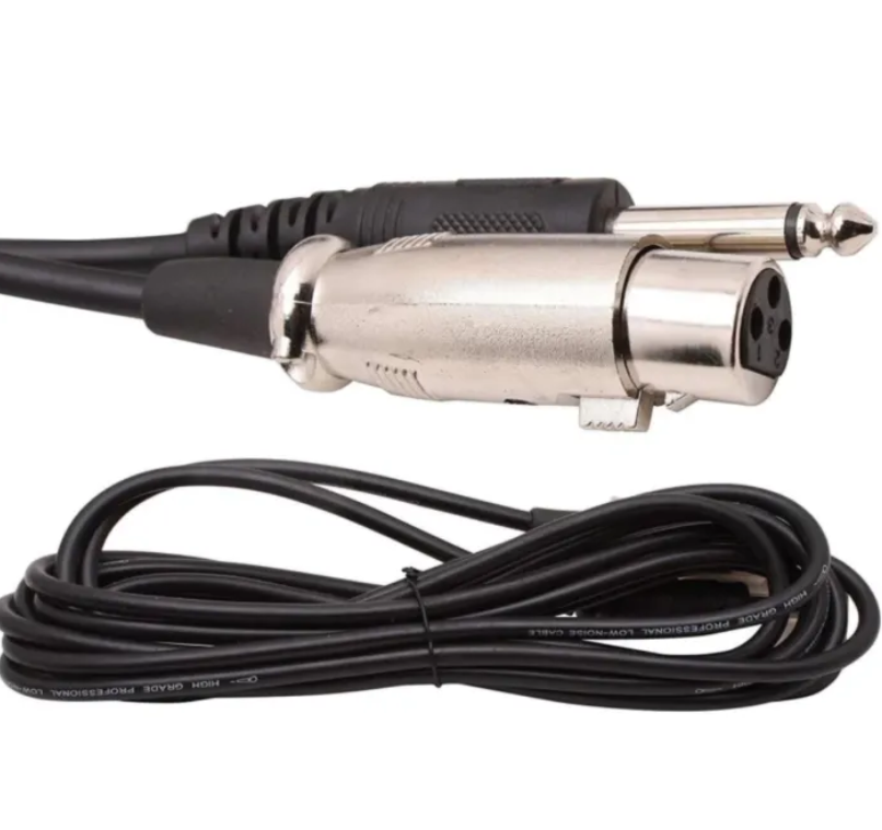 6.5mm Mic Microphone Cable 4M