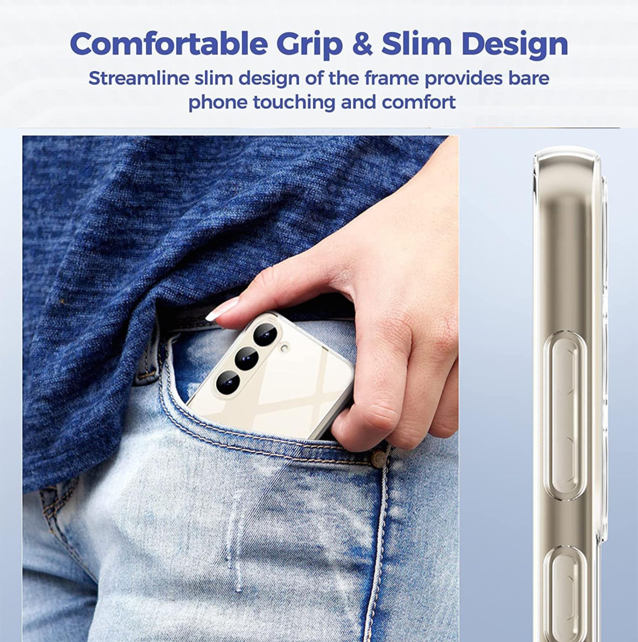 Samsung Galaxy S23 case clear gel Ultra Thin