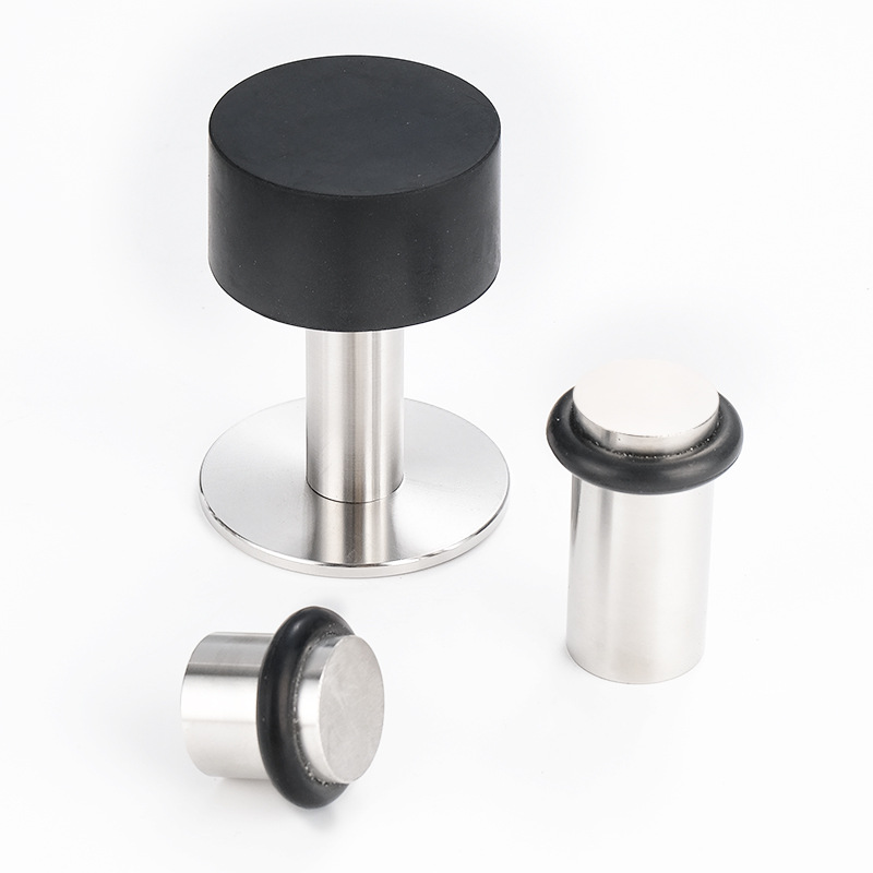 40mm Door Stop Satin Chrome Monument