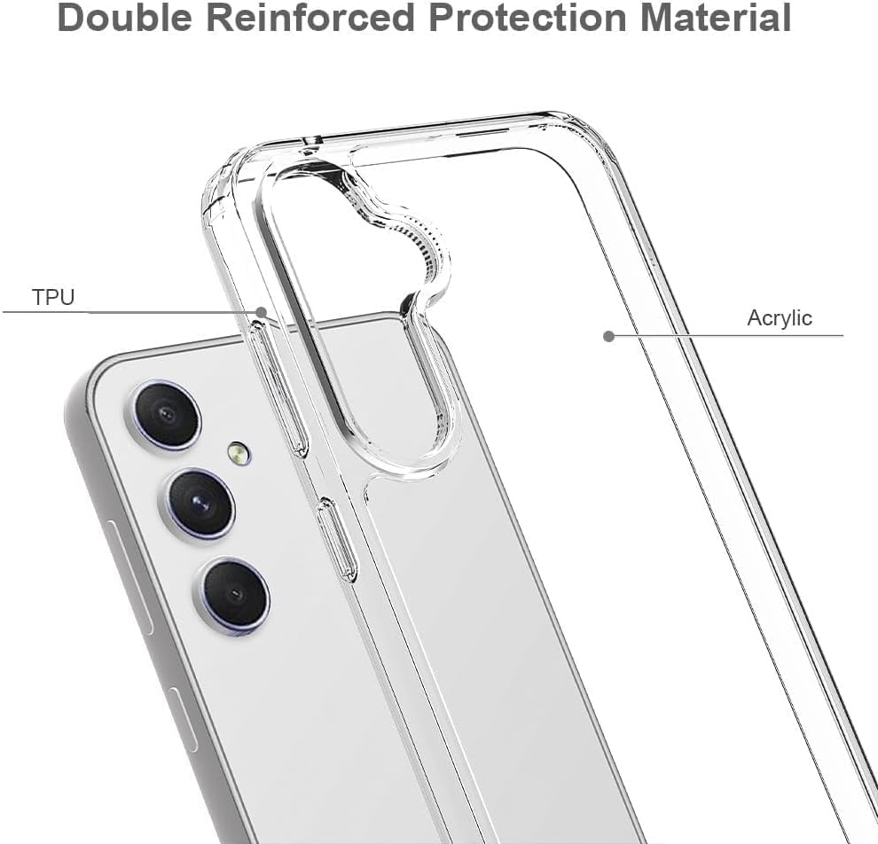 Samsung Galaxy A55 case clear gel Ultra Thin