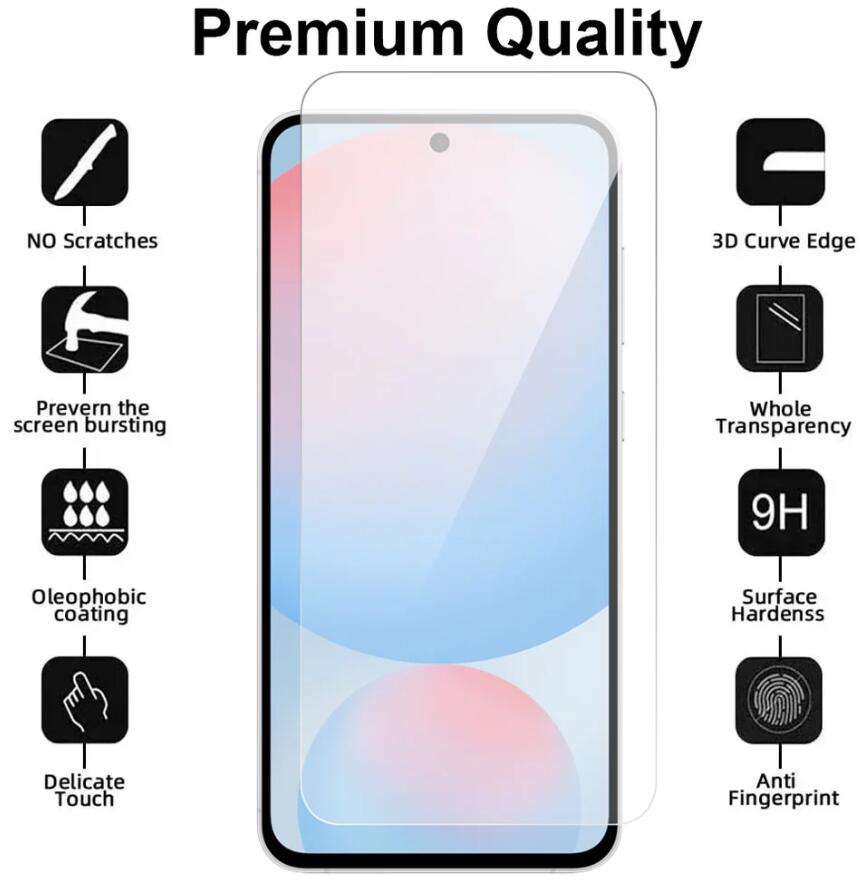 Samsung Galaxy S24 FE Glass Screen Protector Full Cover Samsung Galaxy S24 FE Glass Screen Protector Full Cover