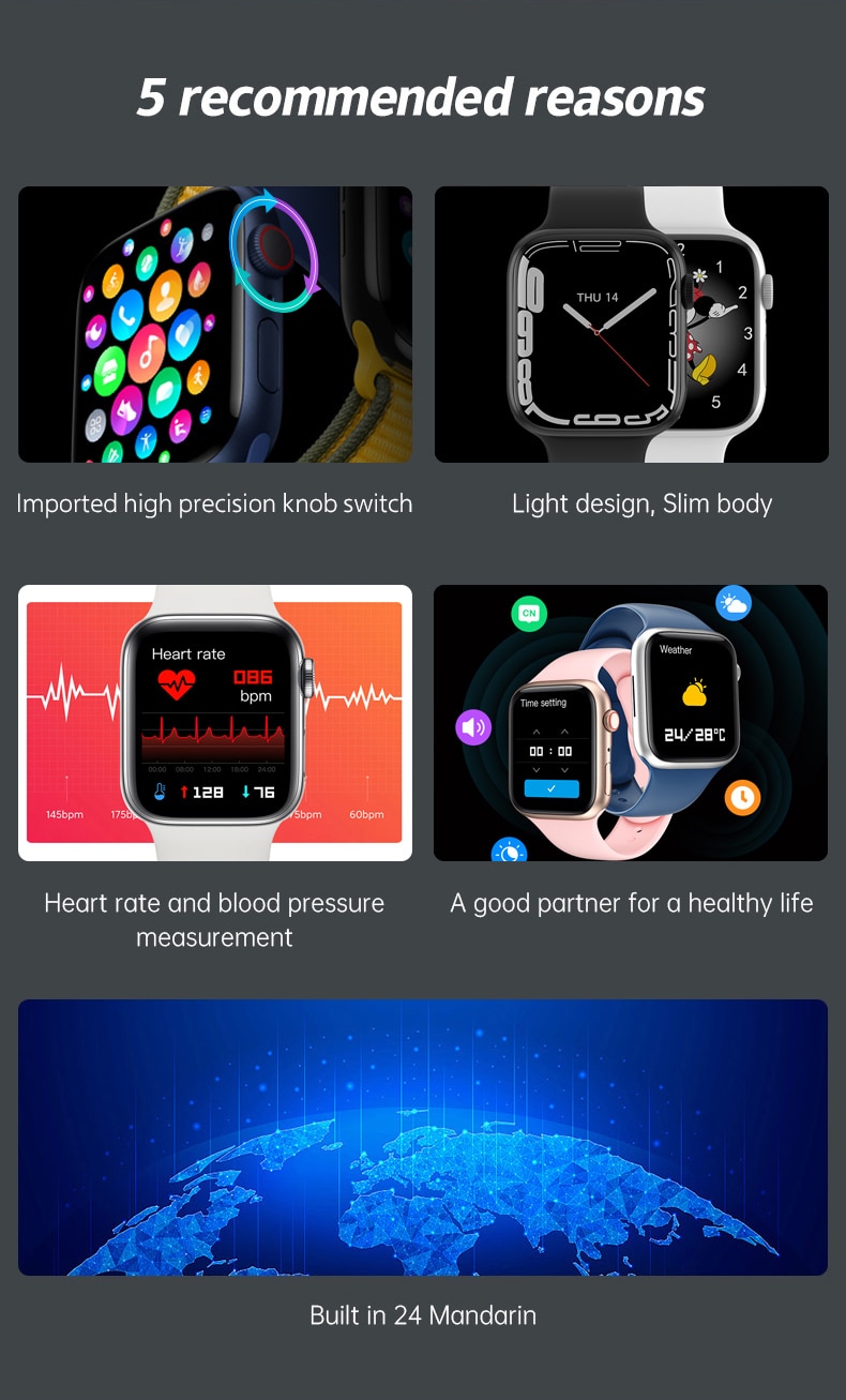 Smart Watch Answer Call Sport Fitness Tracker