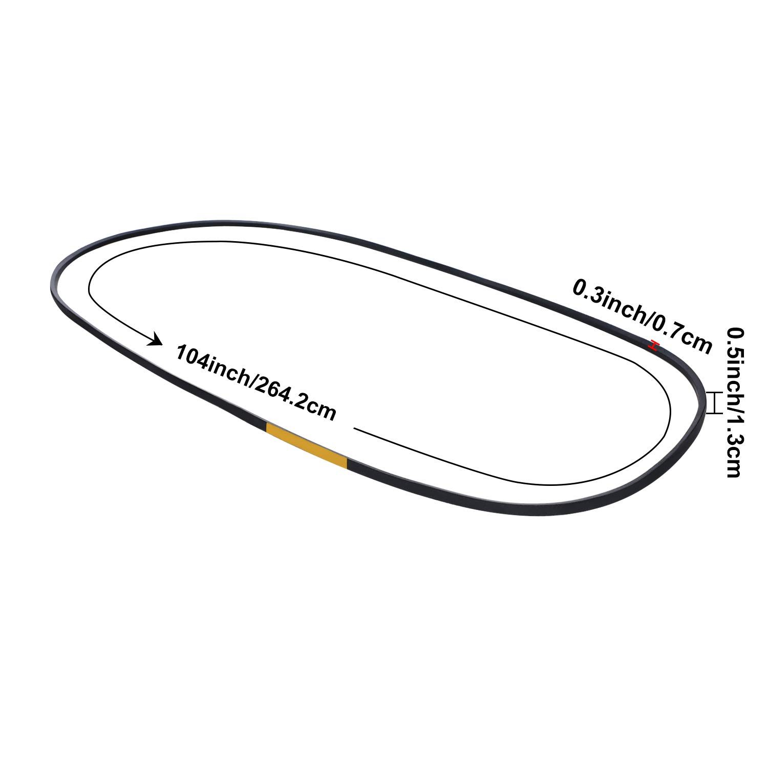 Deck Belt GX20072 for John Deere L series 42&quot; LA100 LA105 LA110