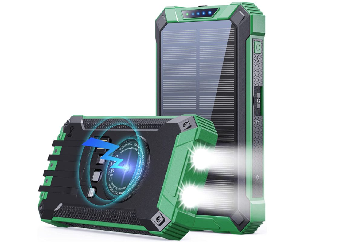 Solar Power Bank with Multiple Charging Ports Solar Power Bank with Multiple Charging Ports