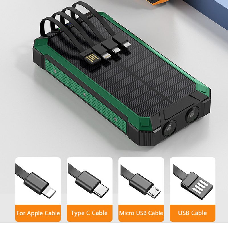 Solar Power Bank with Multiple Charging Ports Solar Power Bank with Multiple Charging Ports