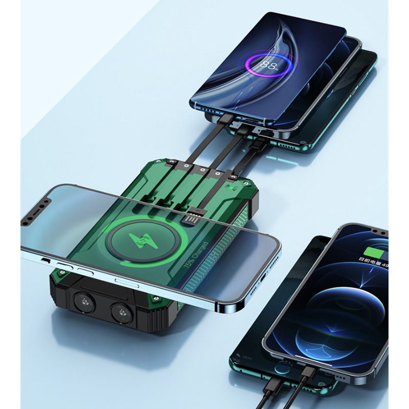 Solar Power Bank with Multiple Charging Ports Solar Power Bank with Multiple Charging Ports