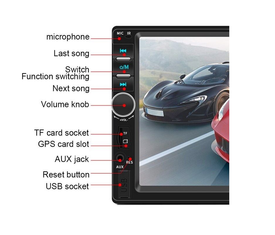 Car Stereo Touch Screen Bluetooth AUX Car Stereo Touch Screen Bluetooth AUX