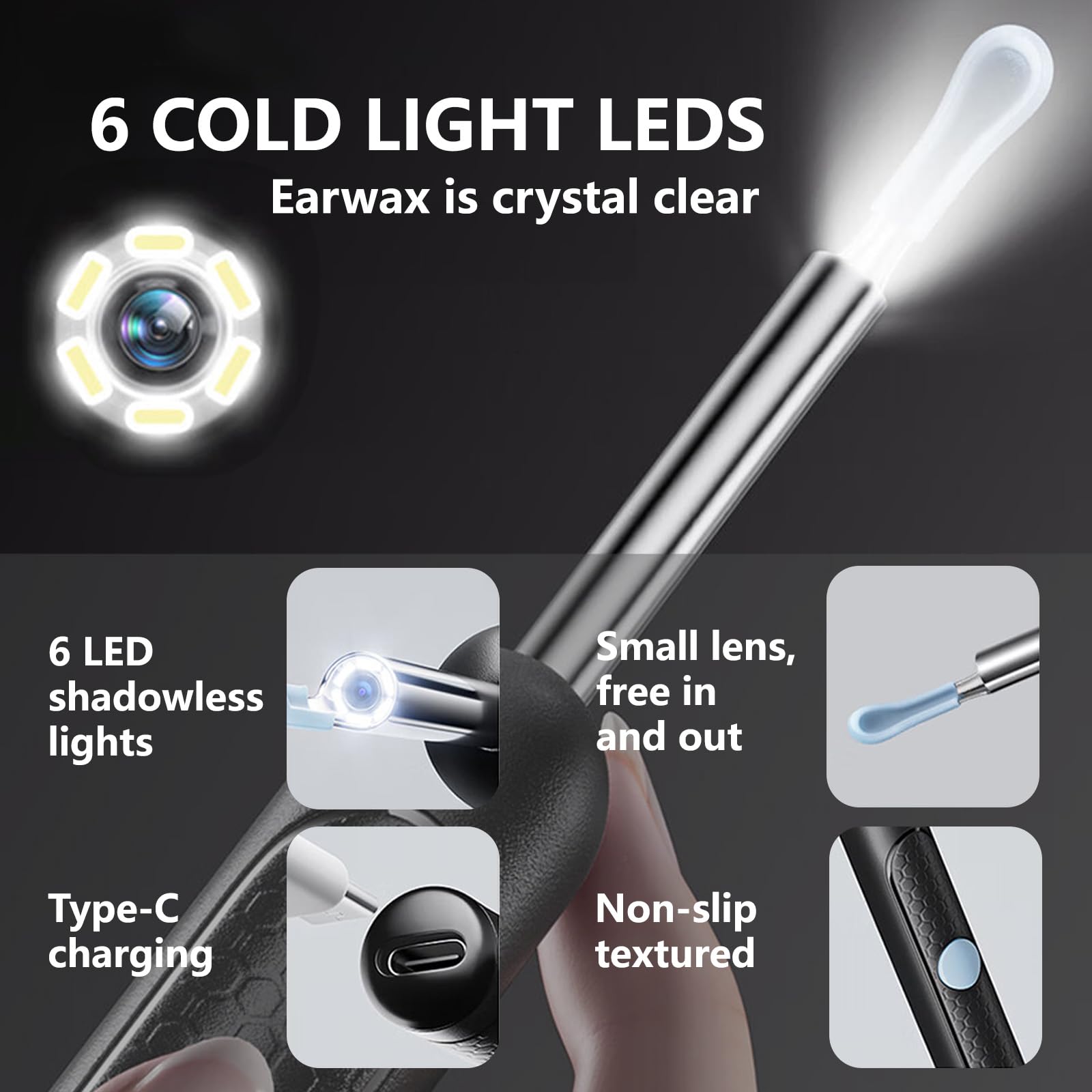 Ear Cleaner Ear Wax Remover Tool Earscope Camera