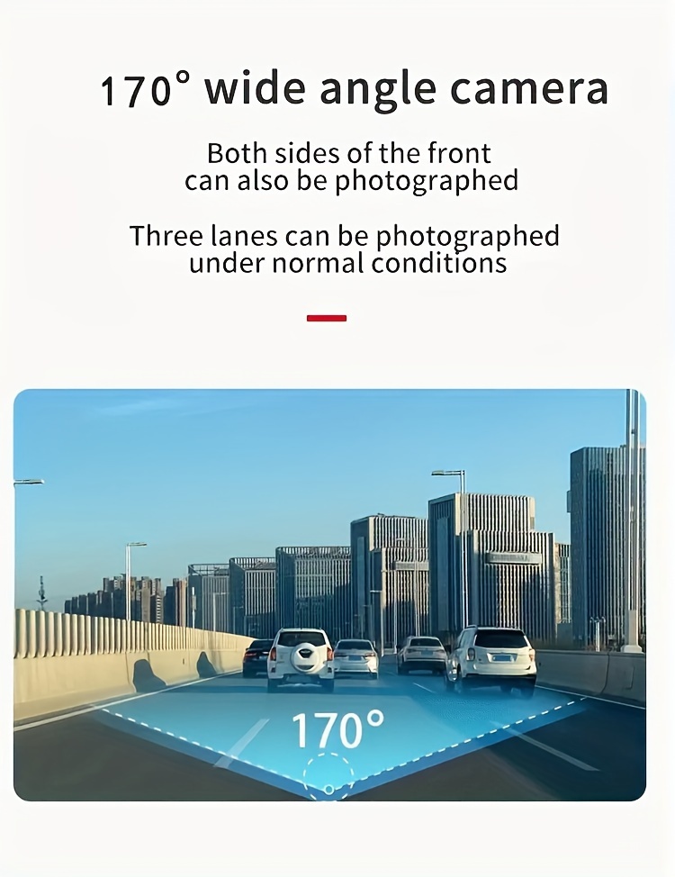Dash Cam 1080P Front and Rear Night Vision Car Camera