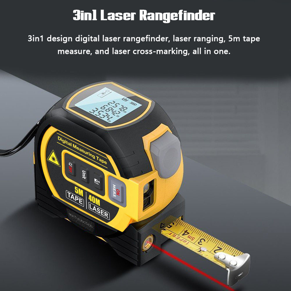 Laser Rangefinder Steel Tape Measure 40M Laser Rangefinder Steel Tape Measure 40M