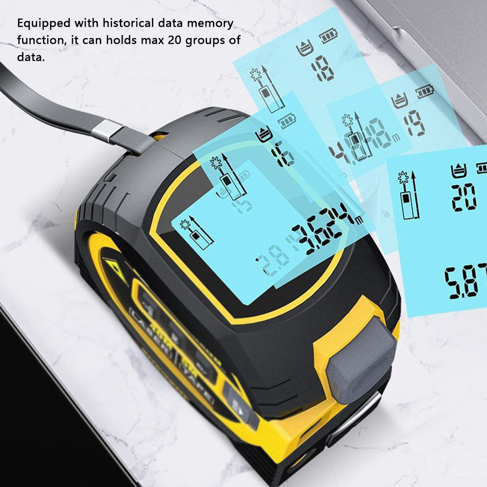 Laser Rangefinder Steel Tape Measure 40M Laser Rangefinder Steel Tape Measure 40M