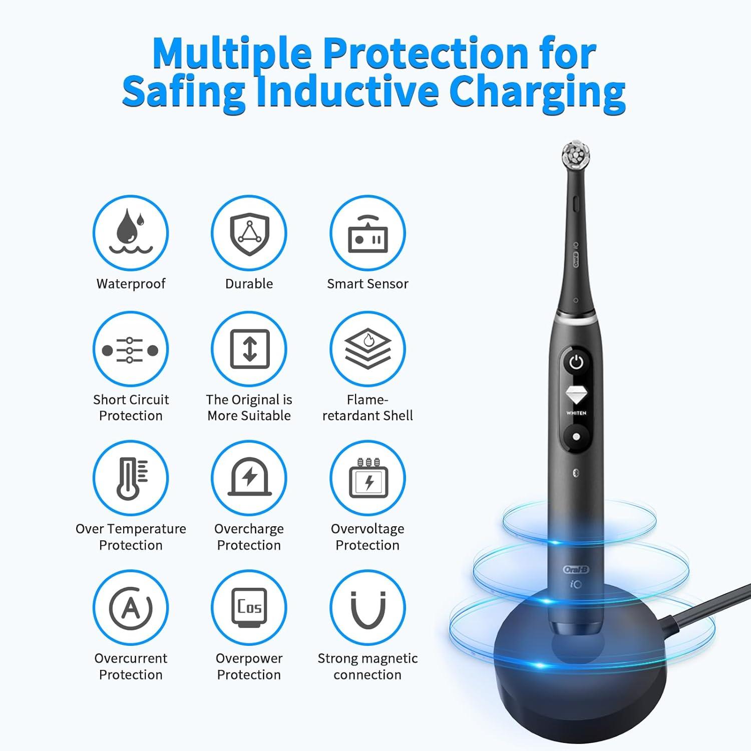 Usb Magnetic Electric Toothbrush Charging Base For Oral B -Black Usb Magnetic Electric Toothbrush Charging Base For Oral B -Black